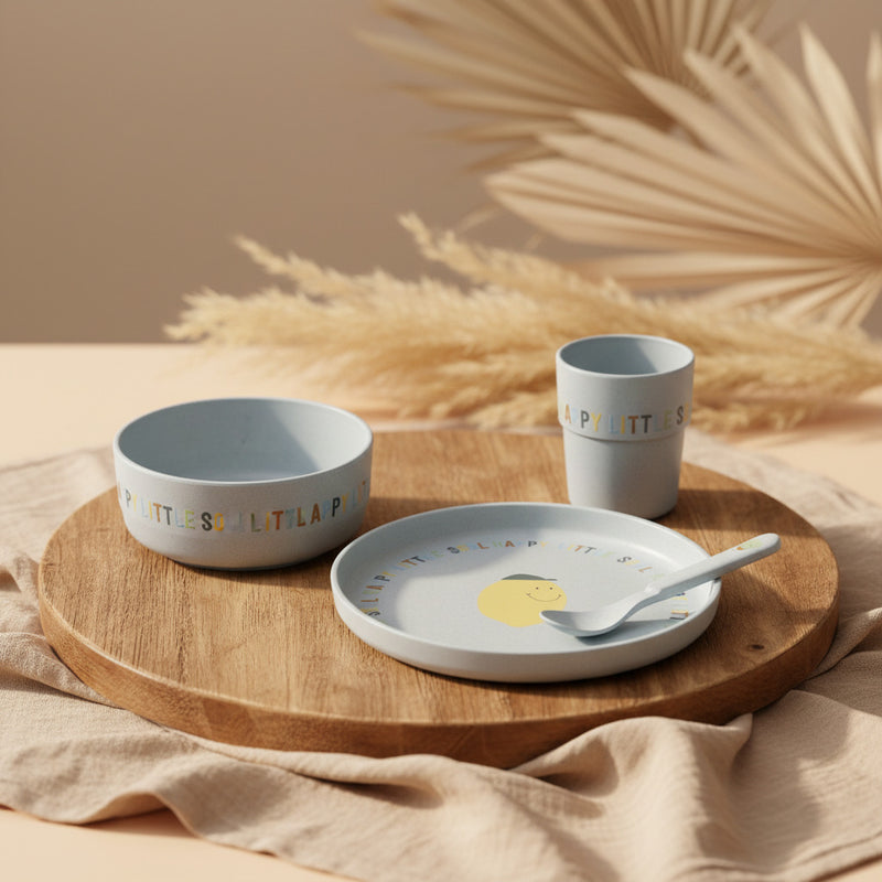 Children's tableware set Happy Fruits - Lemon | Lässig