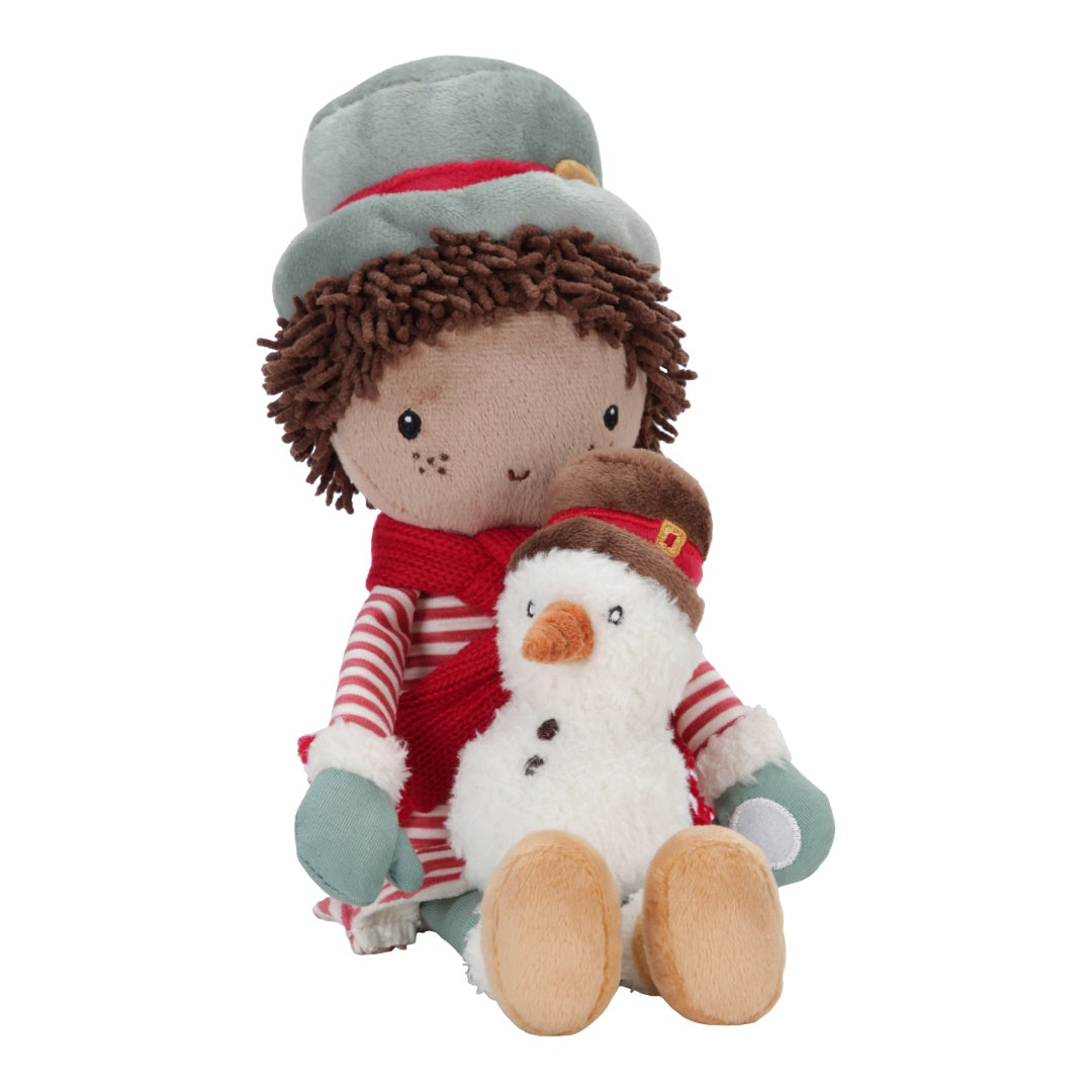 Kuschelpuppe Jake Weihnachten 35 cm – Weihnachtsgeschenk für Kinder