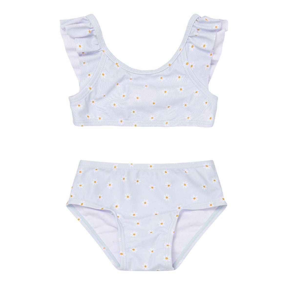 Bikini with flounces, Daisies Blue | Little Dutch
