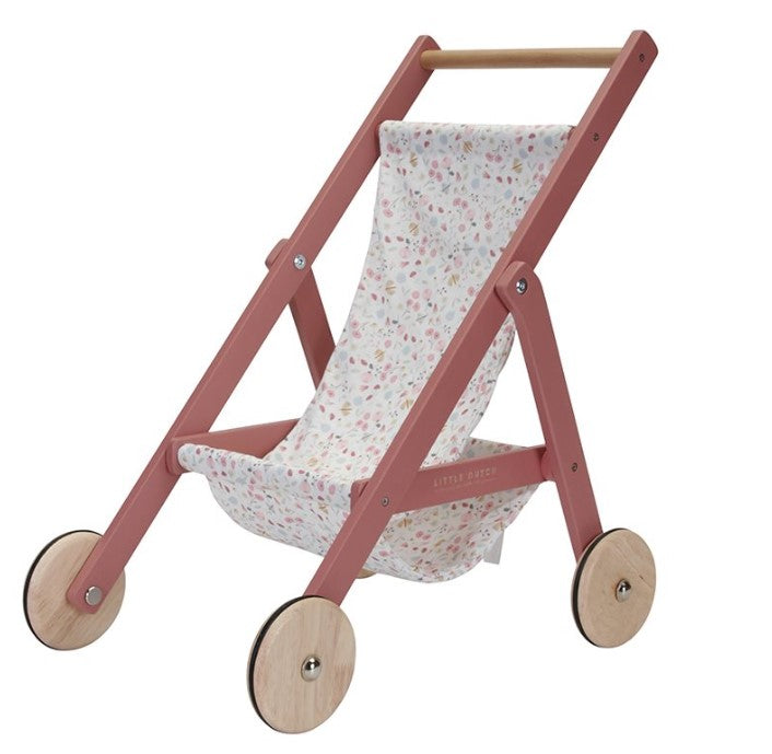 Doll buggy - Flowers & Butterflies