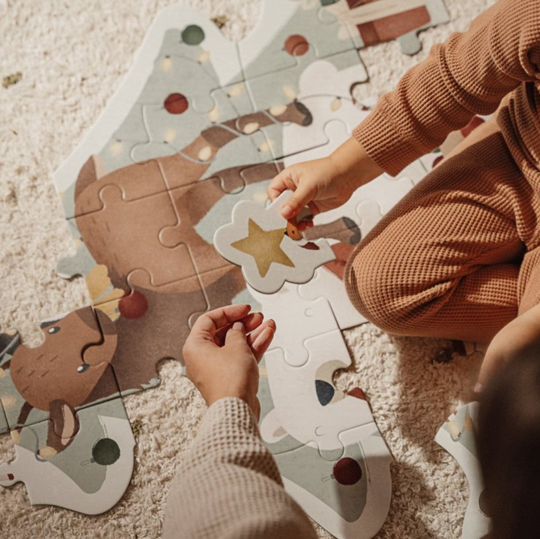 Weihnachtspuzzle XL – Großes Kinderpuzzle für die Weihnachtszeit