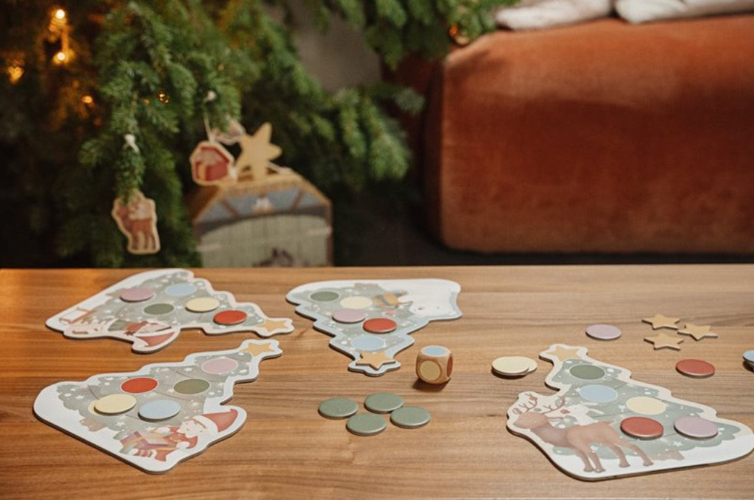 Weihnachtsbaum-Spiel – Geschicklichkeitsspiel für Kinder