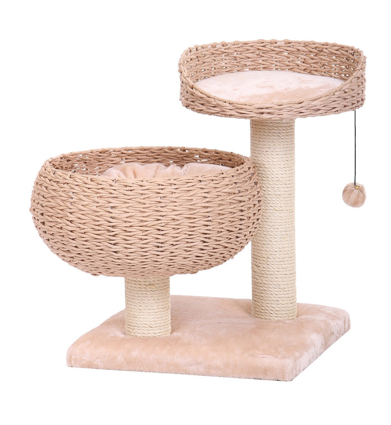 Nobby Kratzbaum Casca beige 45 × 45 × 59 cm