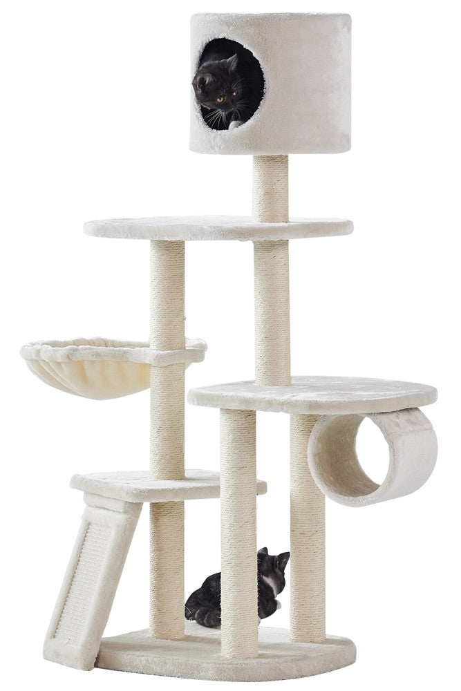 Nobby Kratzbaum Classic Dilan in Cream, 137 cm hoch