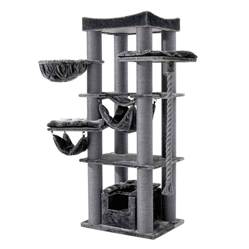 Nobby Kratzbaum Rubi Dunkelgrau 197 cm – XXL-Kratzbaum