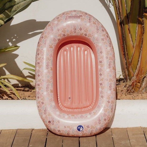 Aufblasbares Schlauchboot für Kinder in Rosa – ideales Kinderboot für Pool, Garten und Sommer