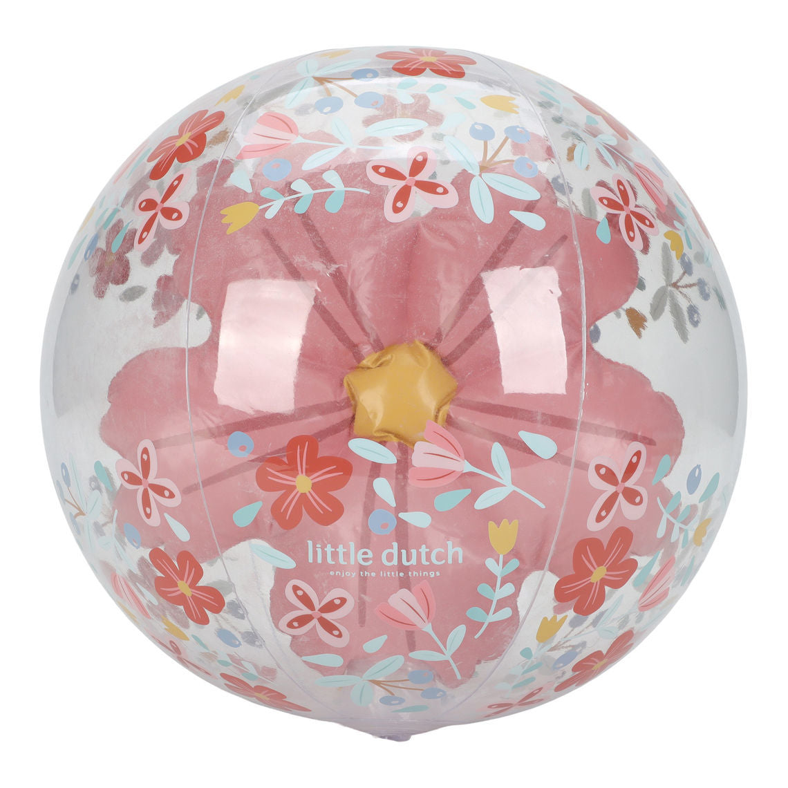 3D Strandball für Kinder in Pink – perfekter Spielspaß für Sommer, Garten und Strand