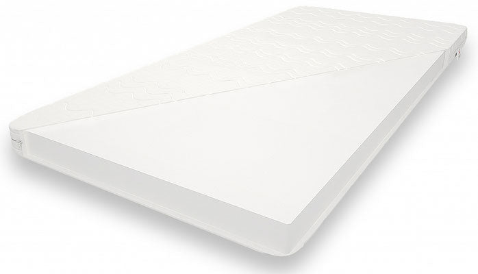 Mattress foam core side bed cotton cover 90 x 40 cm, white | tissi