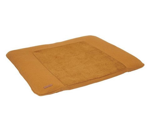 Wickelauflagenbezug 75 x 85 cm pure ocker spice | Little Dutch