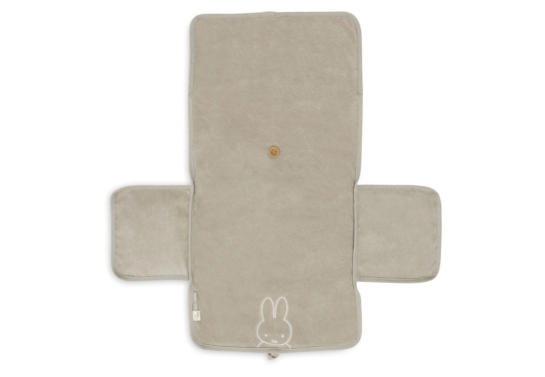 Changing mat terry cloth Miffy, olive green | Jollein