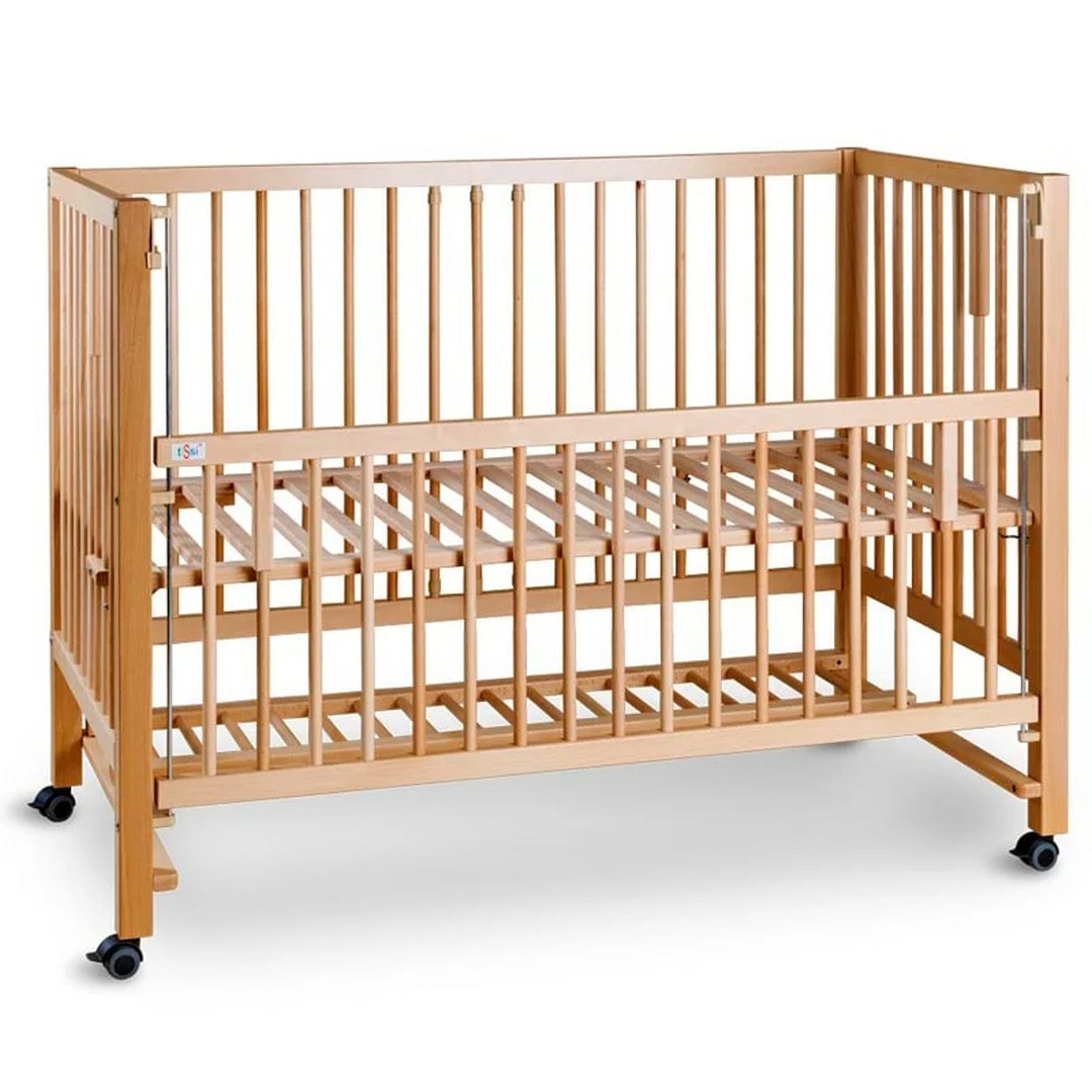 Kinder- und Beistellbett HAJO 120 x 60 cm Buche Natur | tiSsi®