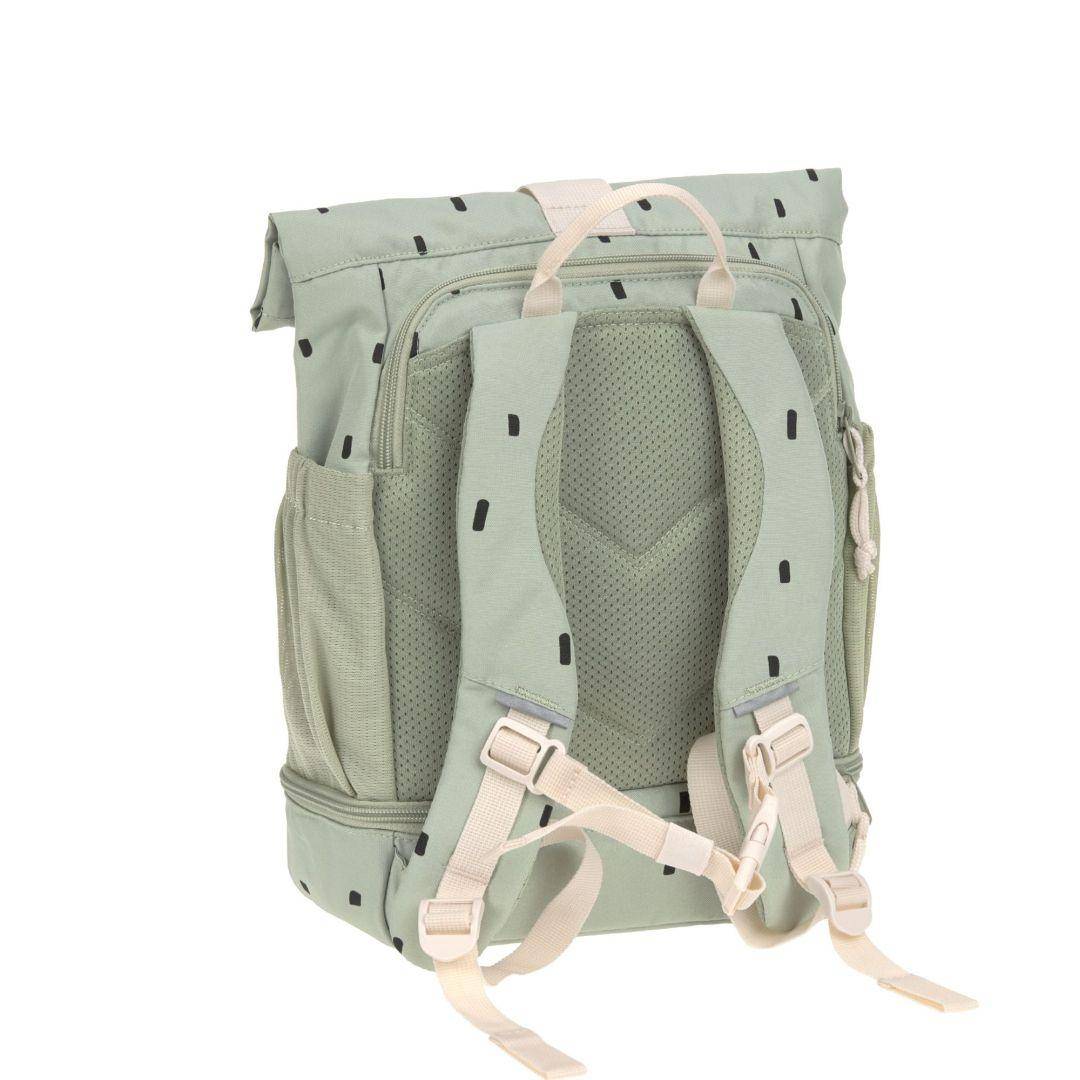 Mini Rolltop Backpack Happy Prints Light Olive | Lässig