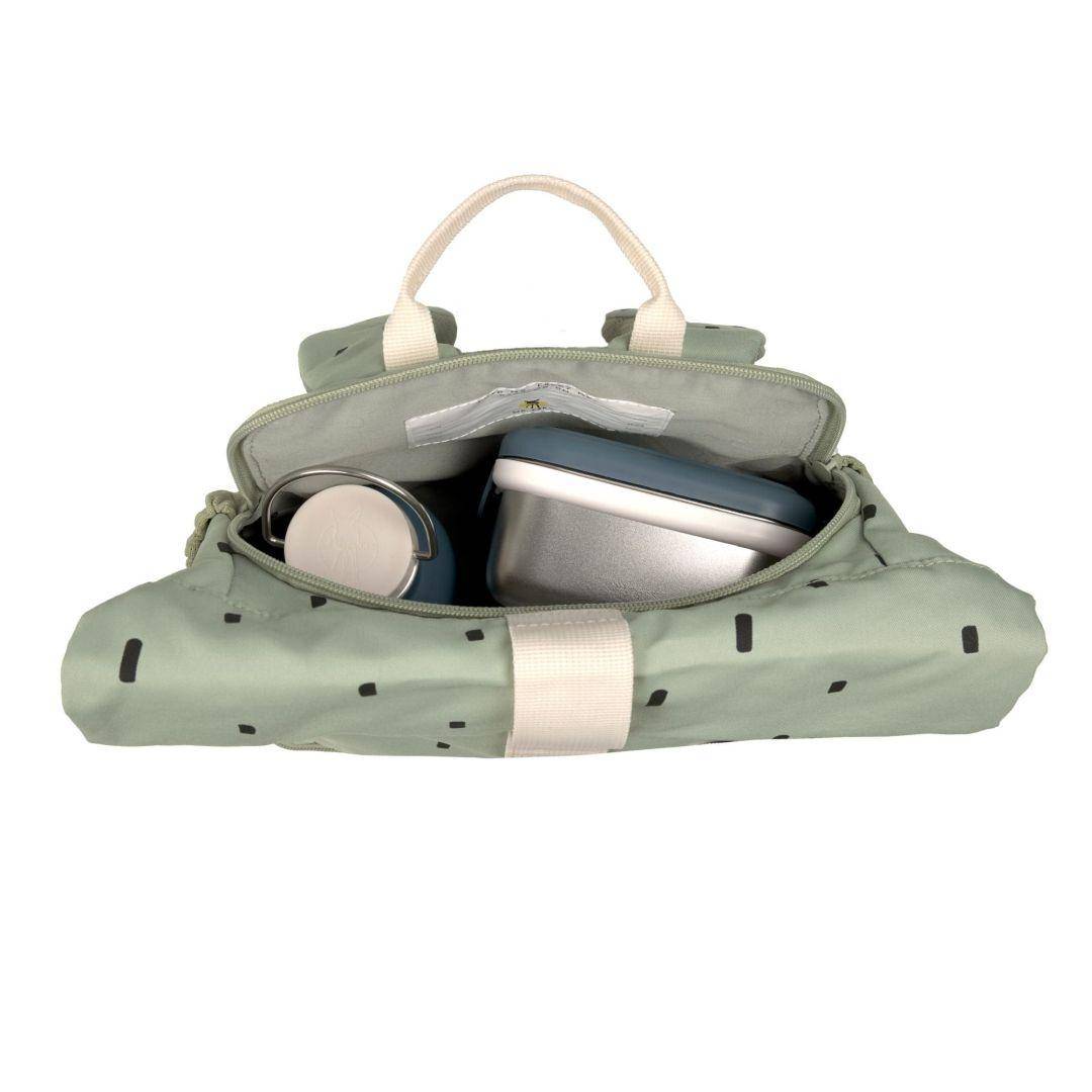 Mini Rolltop Backpack Happy Prints Light Olive | Lässig