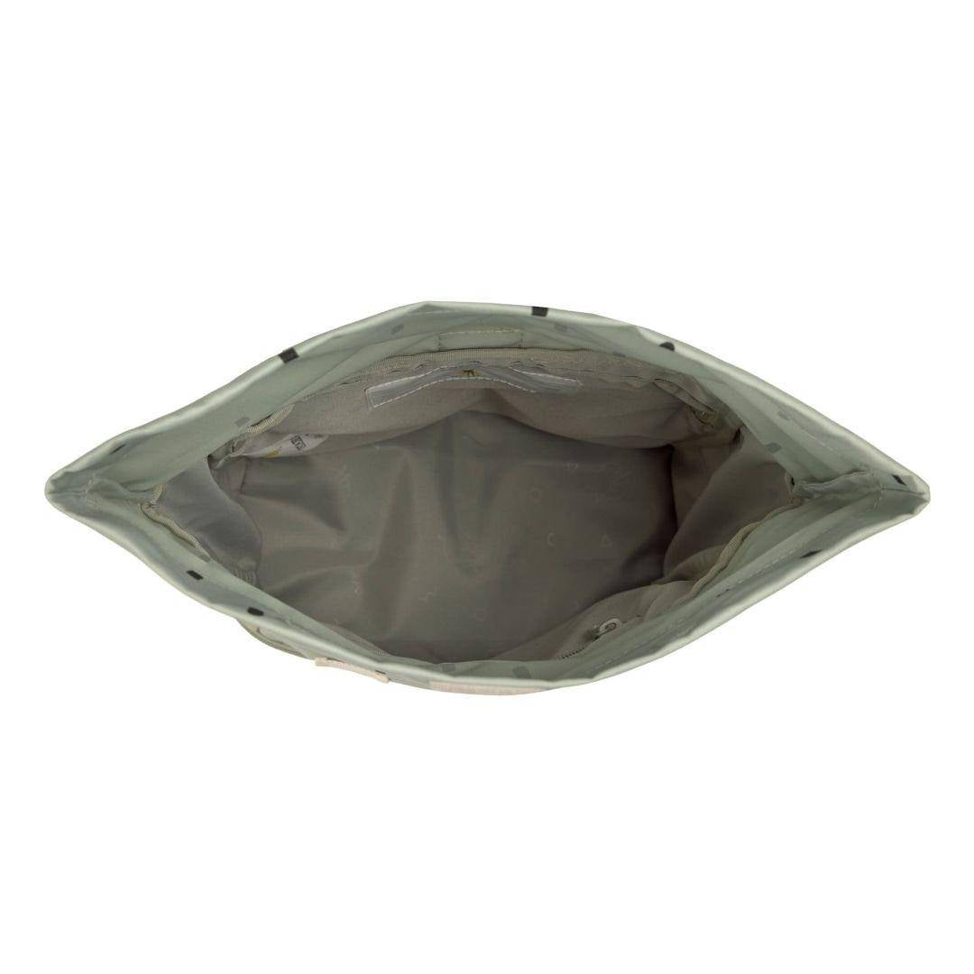 Mini Rolltop Backpack Happy Prints Light Olive | Lässig
