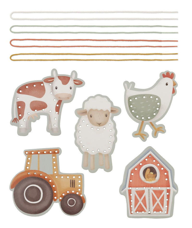 Schnürkarten Little Farm – Kreativspiel für Kinder