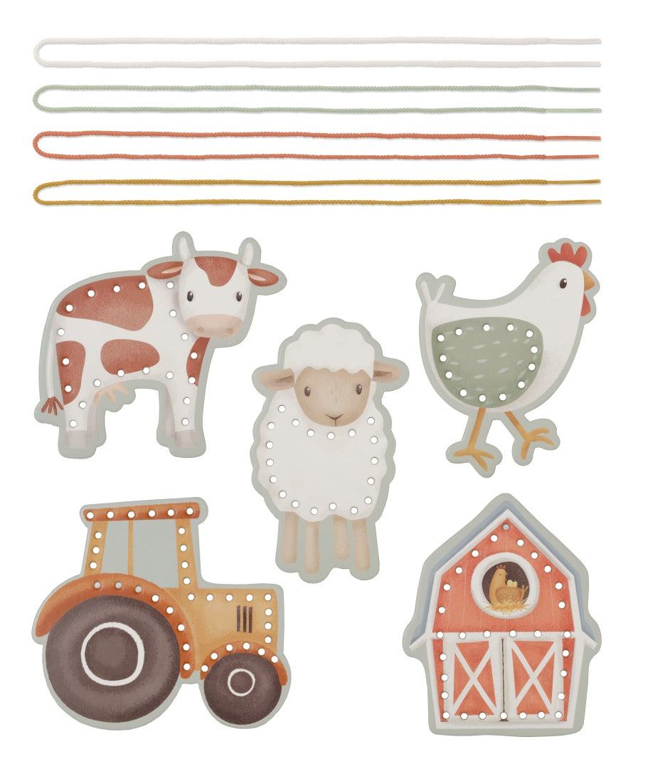 Cartes à lacer La Petite Ferme – Jeu créatif pour enfants