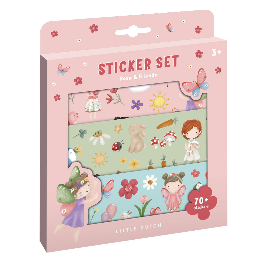 Coffret d'autocollants Rosa et ses amis | Little Dutch