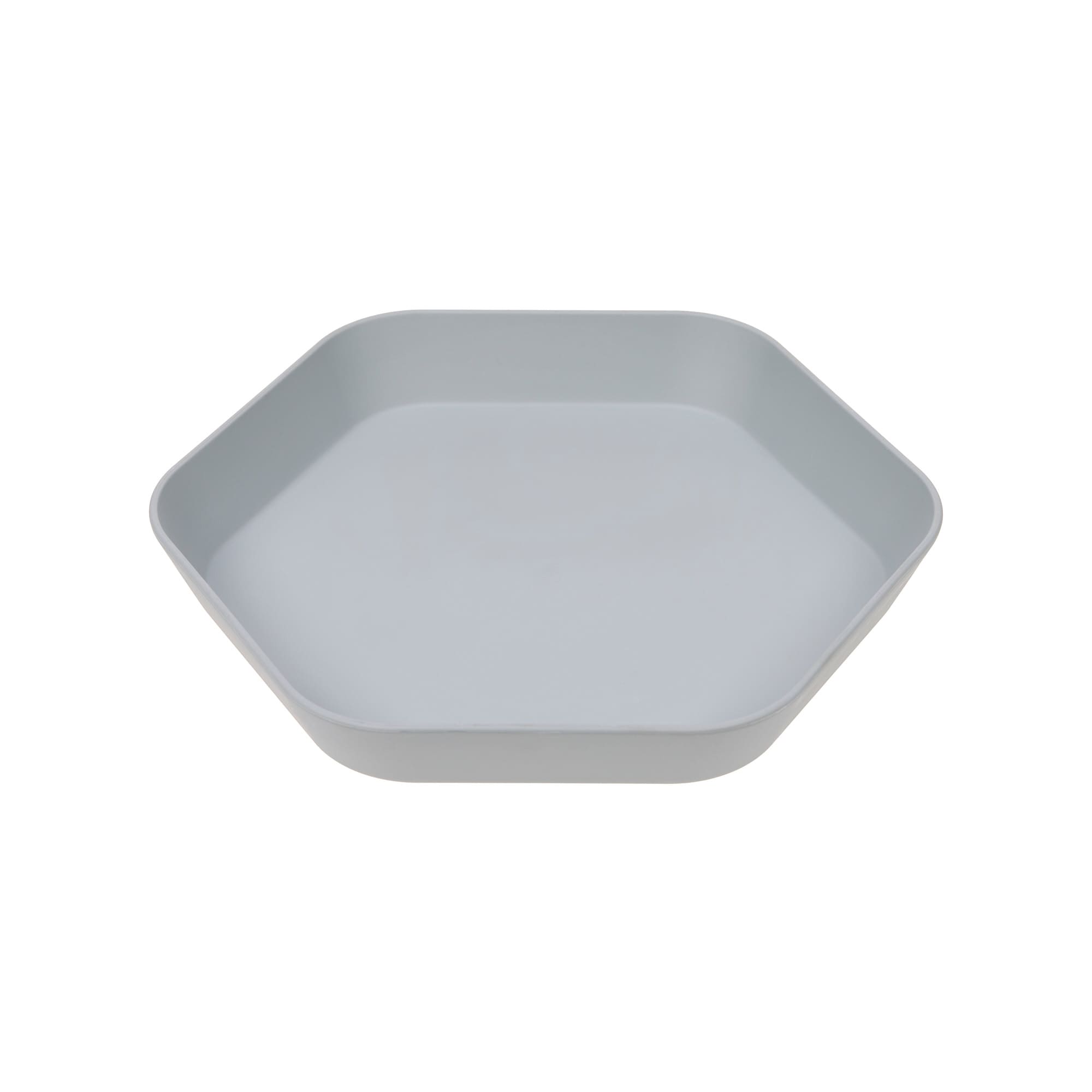Assiette enfant Geo gris-bleu | Lässig
