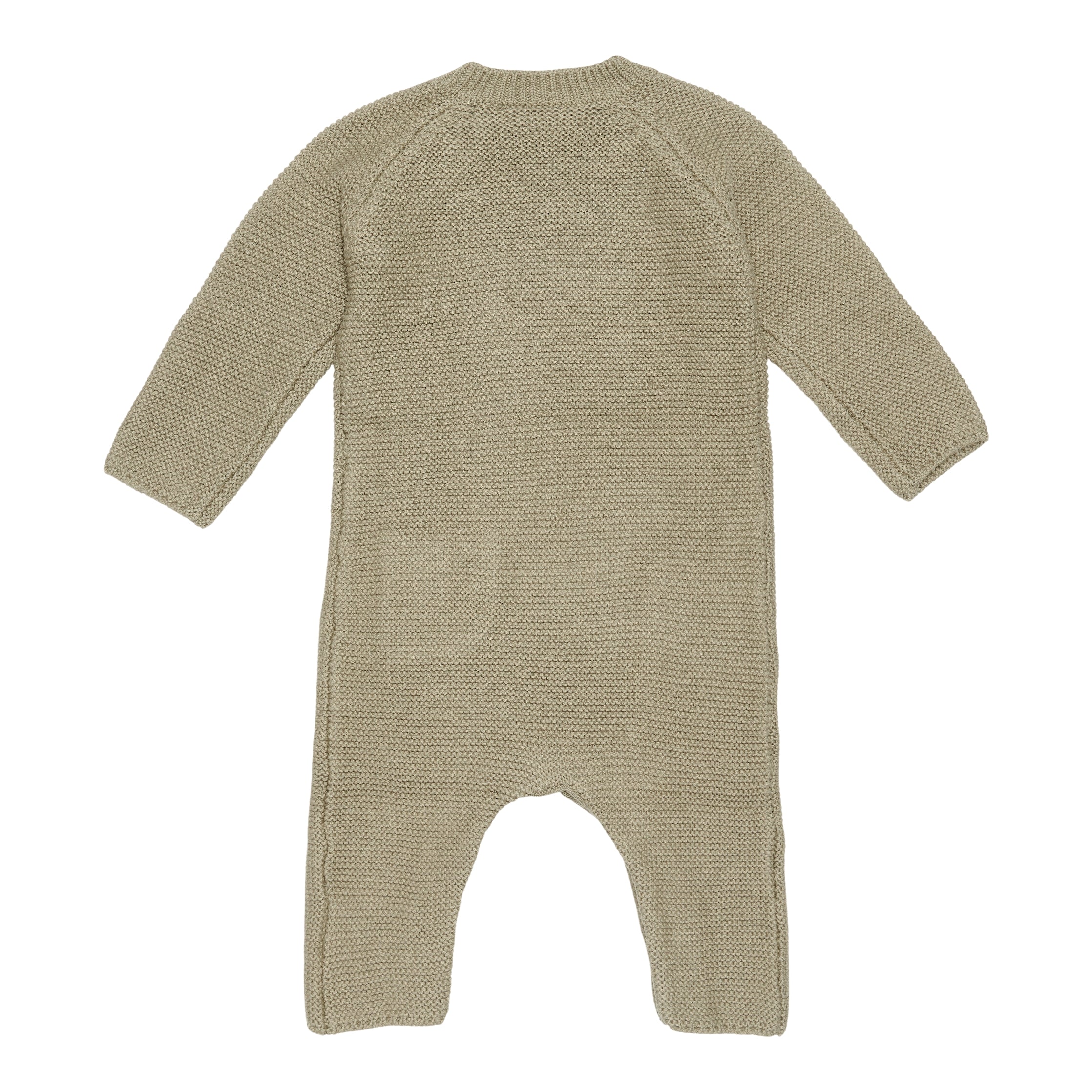 Strick-Strampler Sailors Bay Olive | Little Dutch