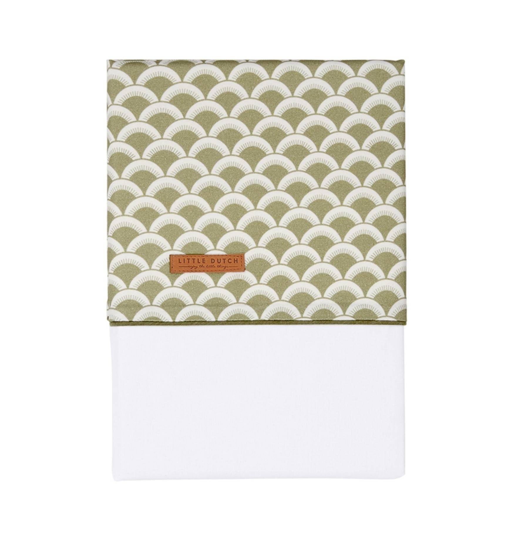 Drap-housse Sunrise Olive | Little Dutch