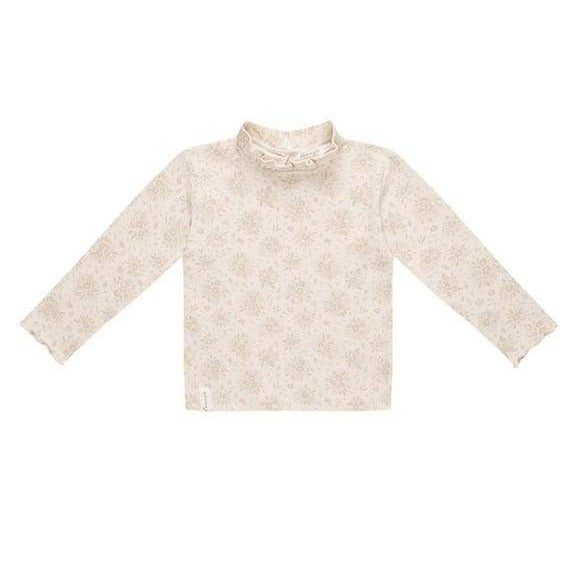 Langarm mit Rüschenkragen "Rose Buds" Größe 98 / 104 | leevje