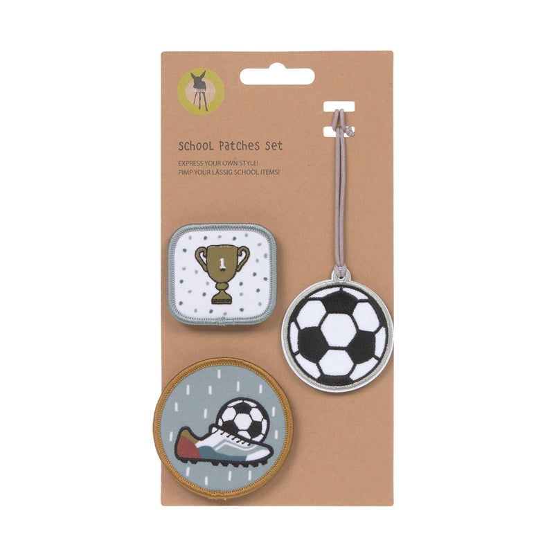School bag patches and pendants - Football | Lässig