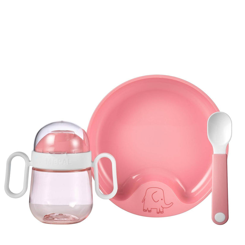 Babygeschirr-Set Baby 3-teilig - Deep Pink | Mepal