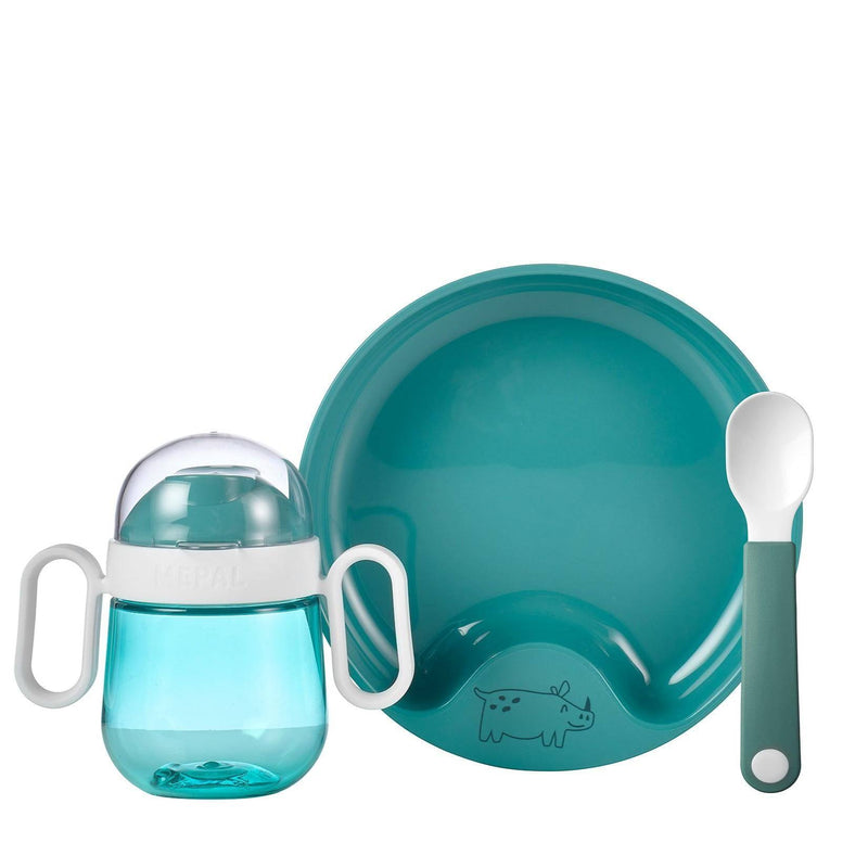 Babygeschirr-Set Baby 3-teilig - Deep Turquise | Mepal