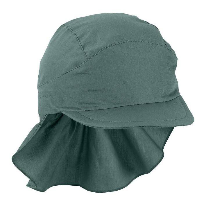 Schirmmütze mit Nackenschutz Dunkelgrün, Größe 55 | Sterntaler