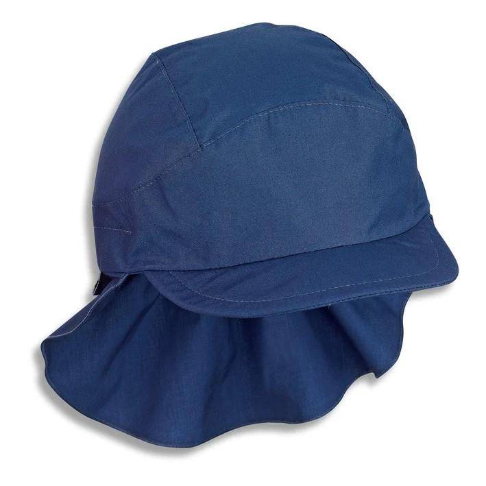 Schirmmütze mit Nackenschutz Marine, Größe 57 | Sterntaler
