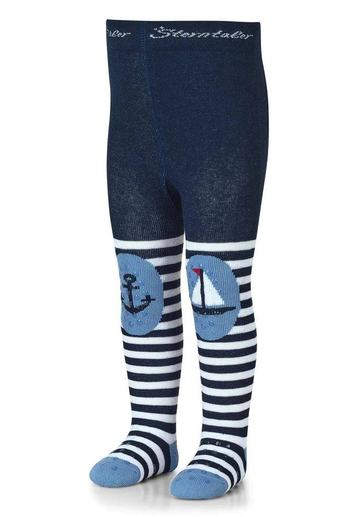 Krabbelstrumpfhose Leuchtturm marine, Größe 74, GOTS - zertifiziert | Sterntaler