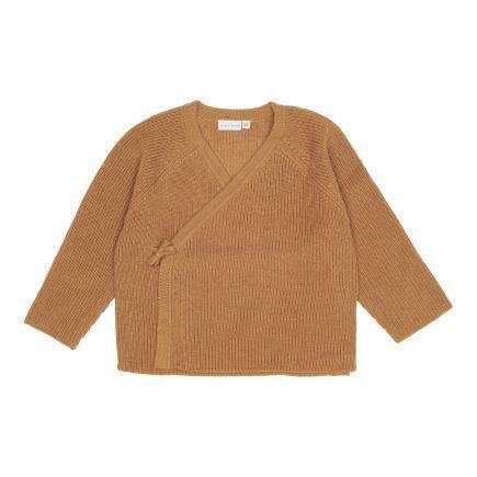 Wickelstrickjacke Almond - 80 | Little Dutch