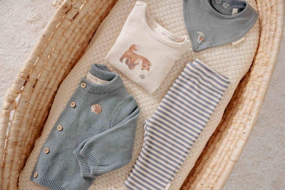 Strickjacke Baby Blue | Little Dutch