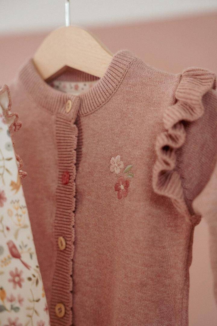 Baby Strickjacke Fairy Pink | Little Dutch