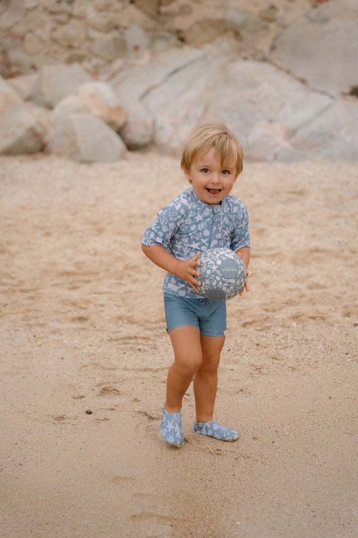 Swim Shoes Sea Life Ocean Blue – Kids' Swim Shoes for Beach & Pool