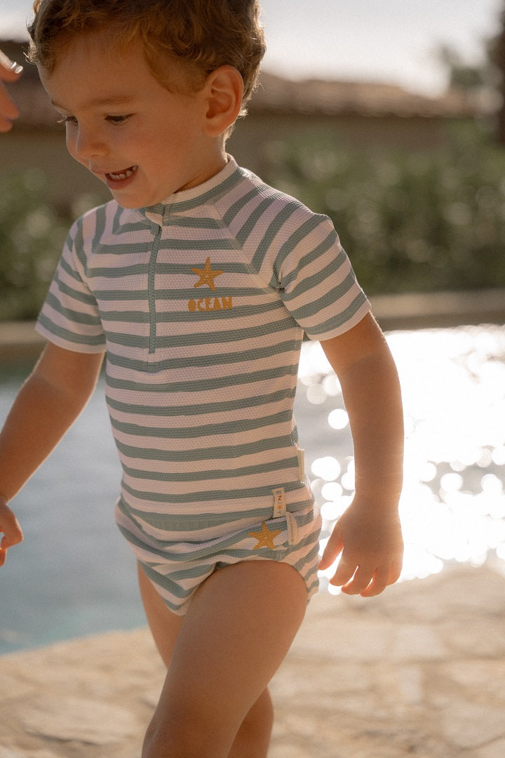 Couche de bain Stripes Surf Blue | Little Dutch