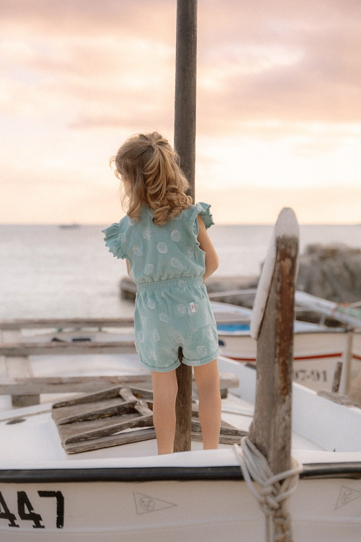 Combinaison Ocean Treasures Surf Blue | Little Dutch