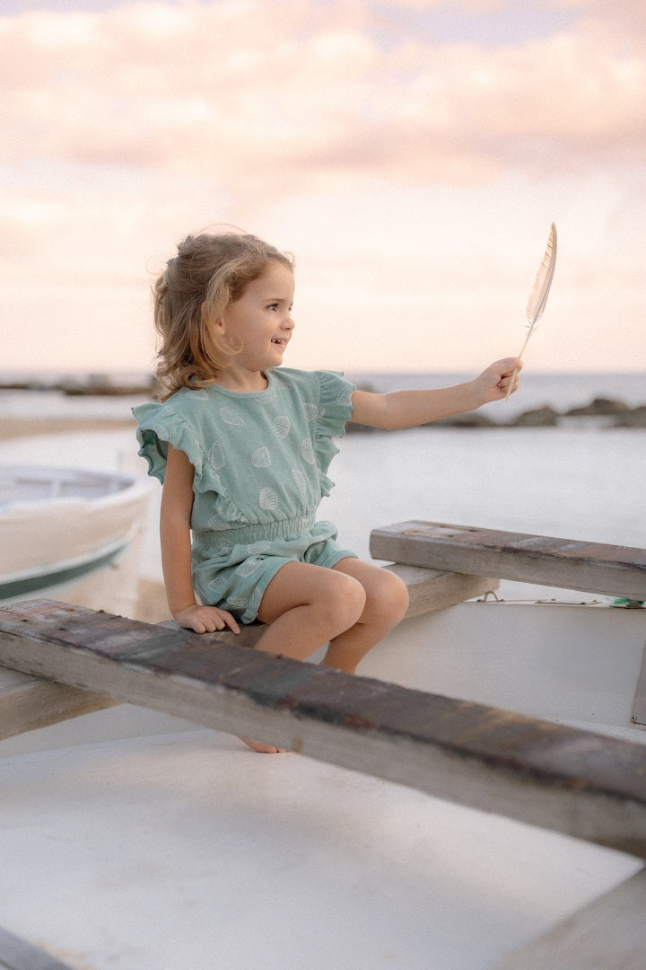 Combinaison Ocean Treasures Surf Blue | Little Dutch