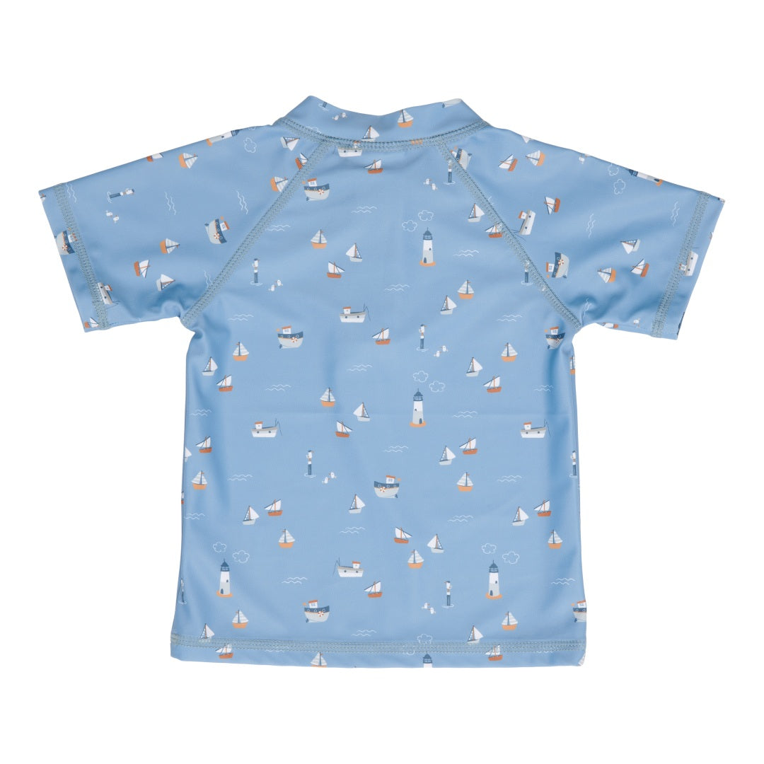 Badeshirt Sailors Bay Dark Blue | Little Dutch