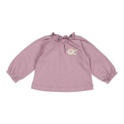 Long sleeve shirt Vintage Little Flowers Mauve - 50/56 | Little Dutch