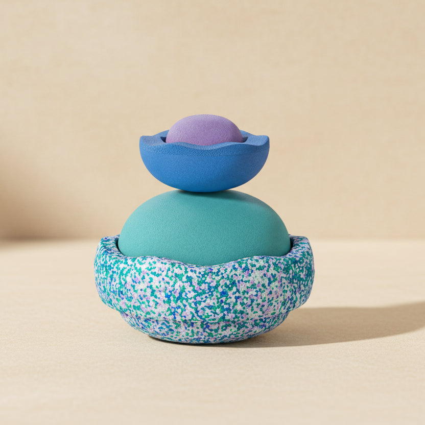 Stapelstein Inside set of 4 cool classic | stacking stone