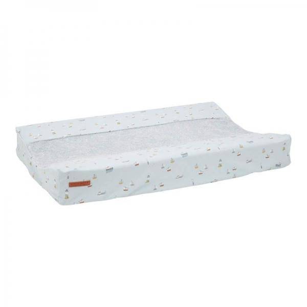 Changing mat cover Sailors Bay blue | Little Dutch