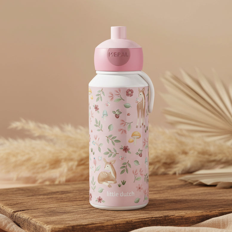 Children's Pop-up Drinking Bottle 400 ml Fairy Garden