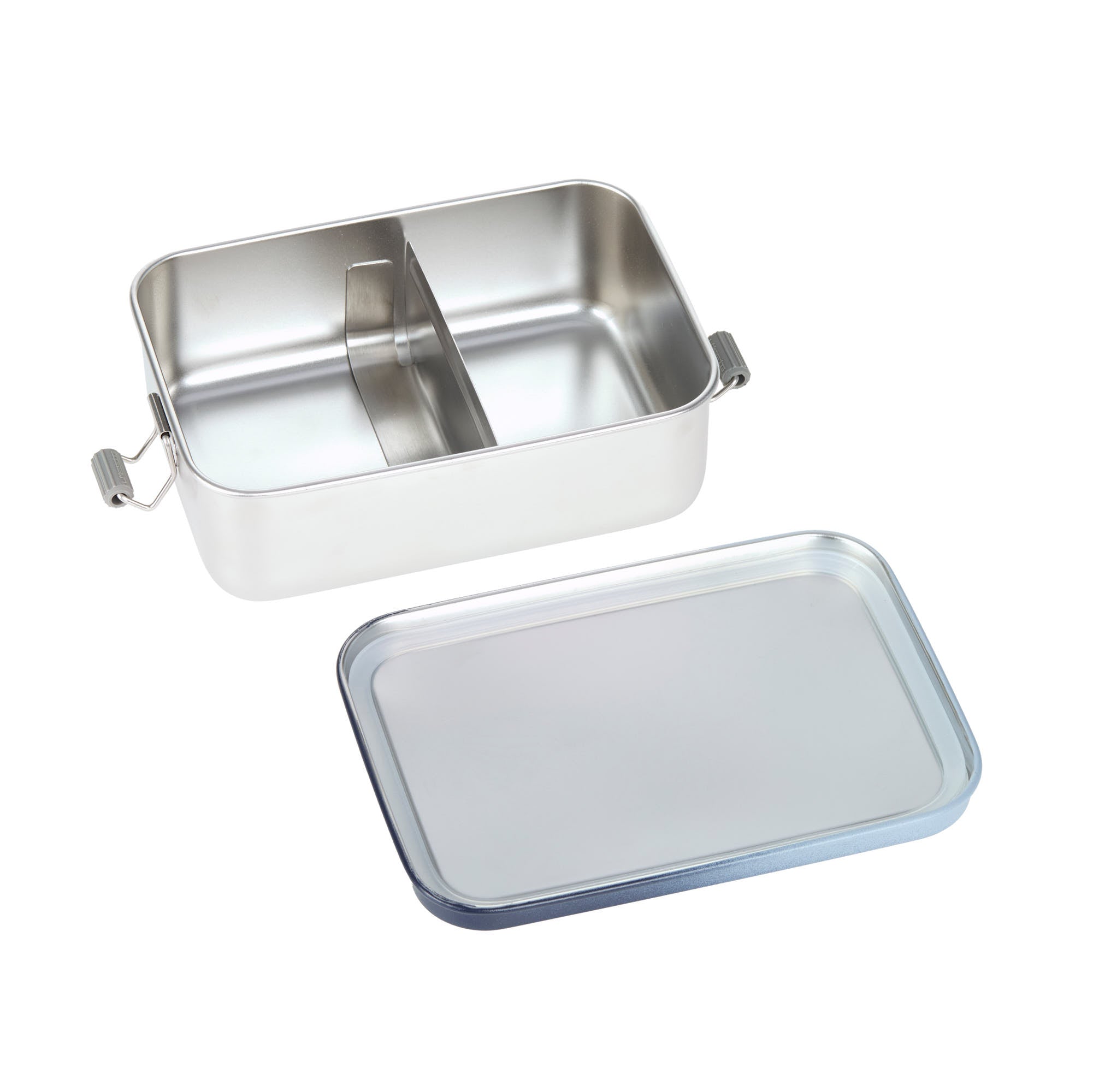 Lunch box Stainless Steel Solid dark blue/light blue | Casual