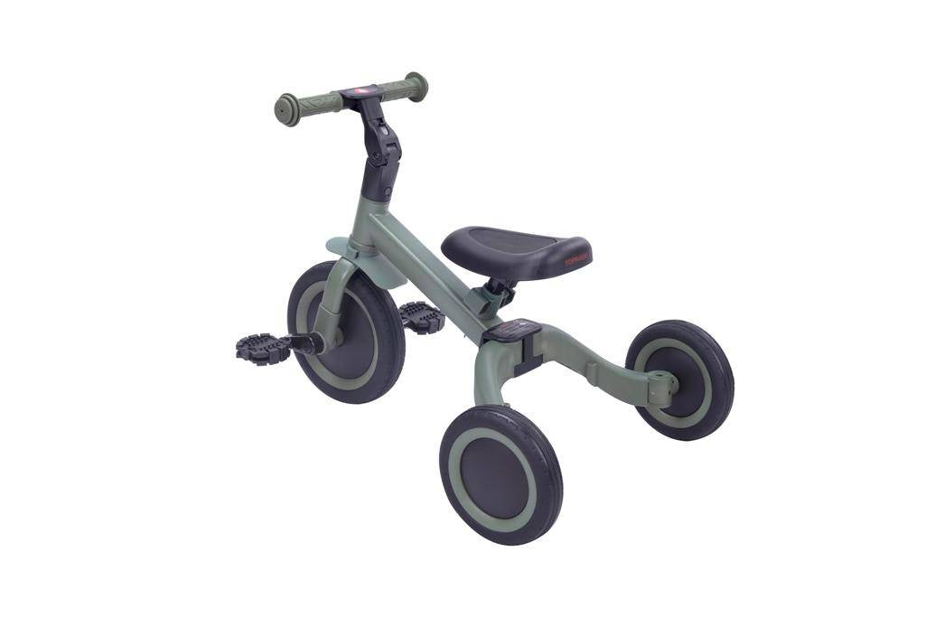 4-in-1 Tricycle Olive Green – Tricycle and Balance Bike from 1 Year
