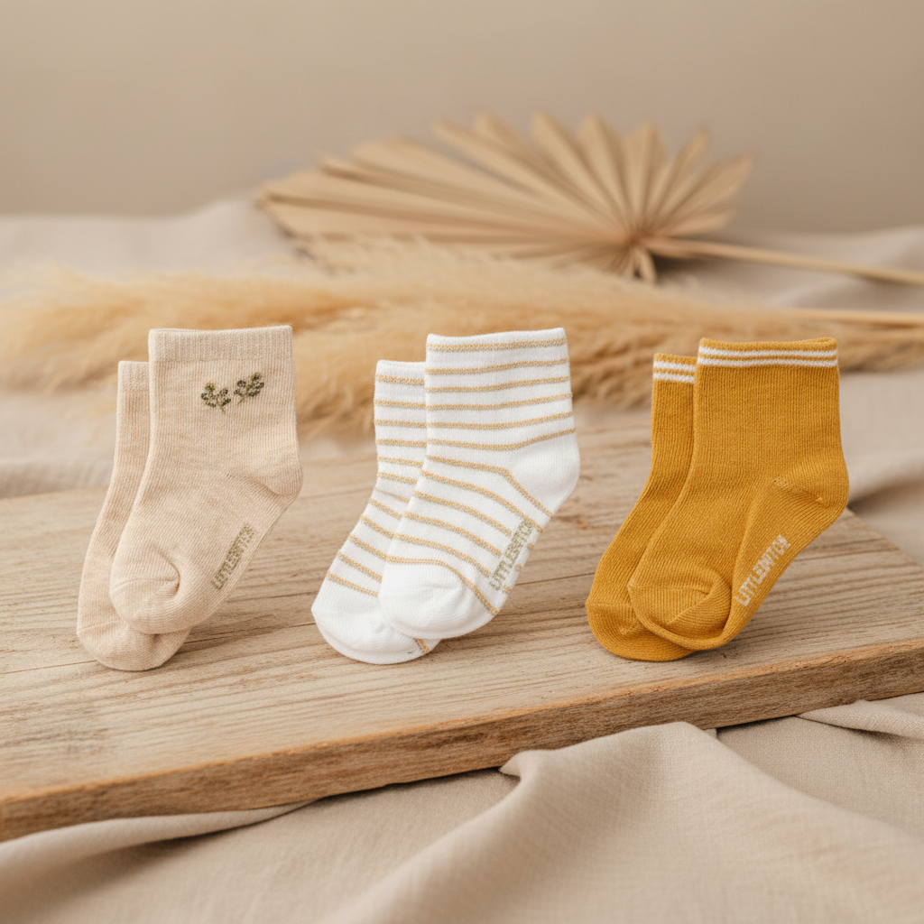 Baby Socken 3er Set für Neugeborene