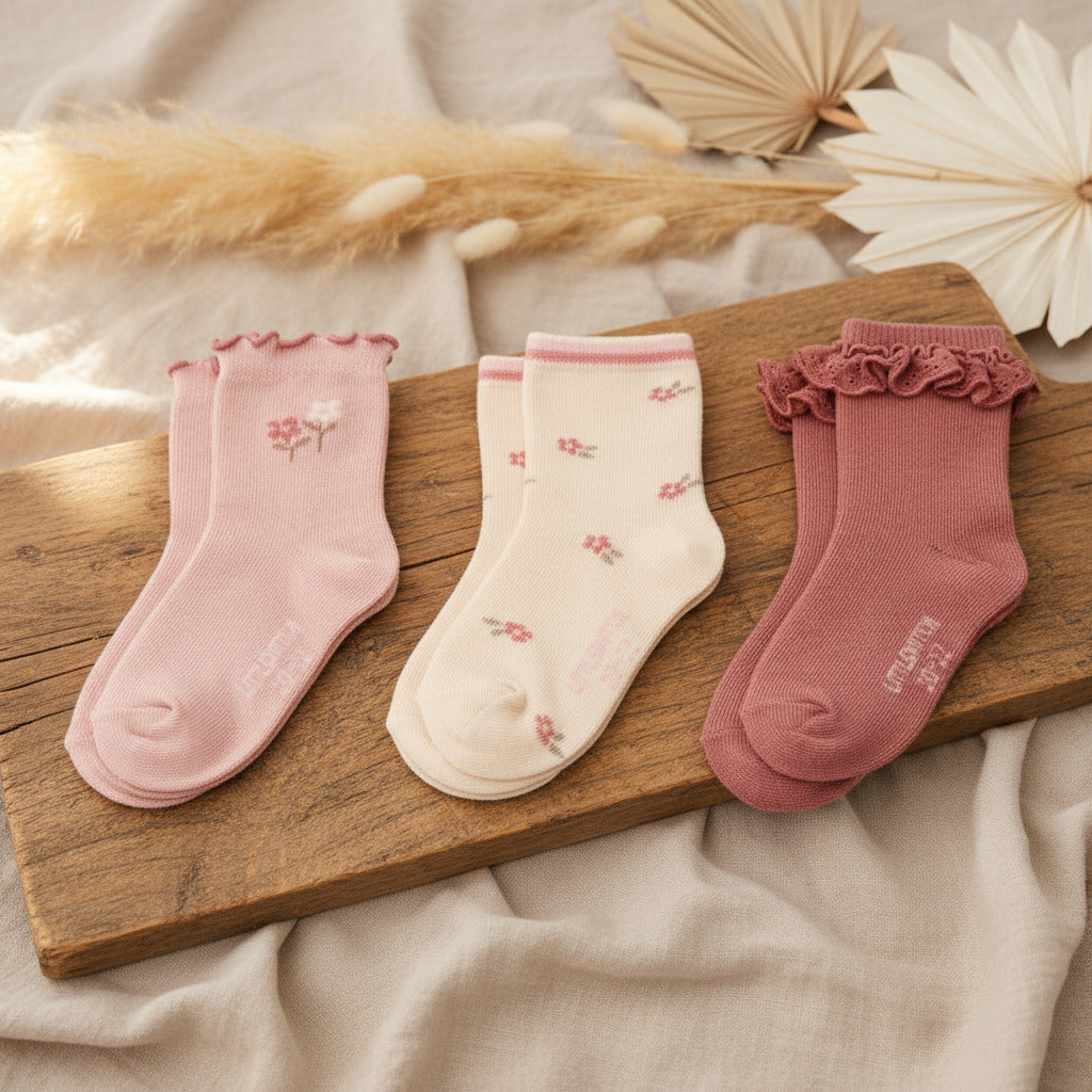 3-pack Söckchen Multi - 17-19 = 6-12 months - Little Farm | Little Dutch