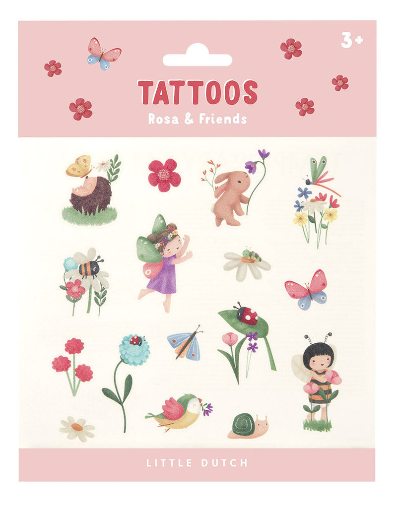 Kinder Tattoos Rosa & Friends – Temporäre Tattoos für Kinder