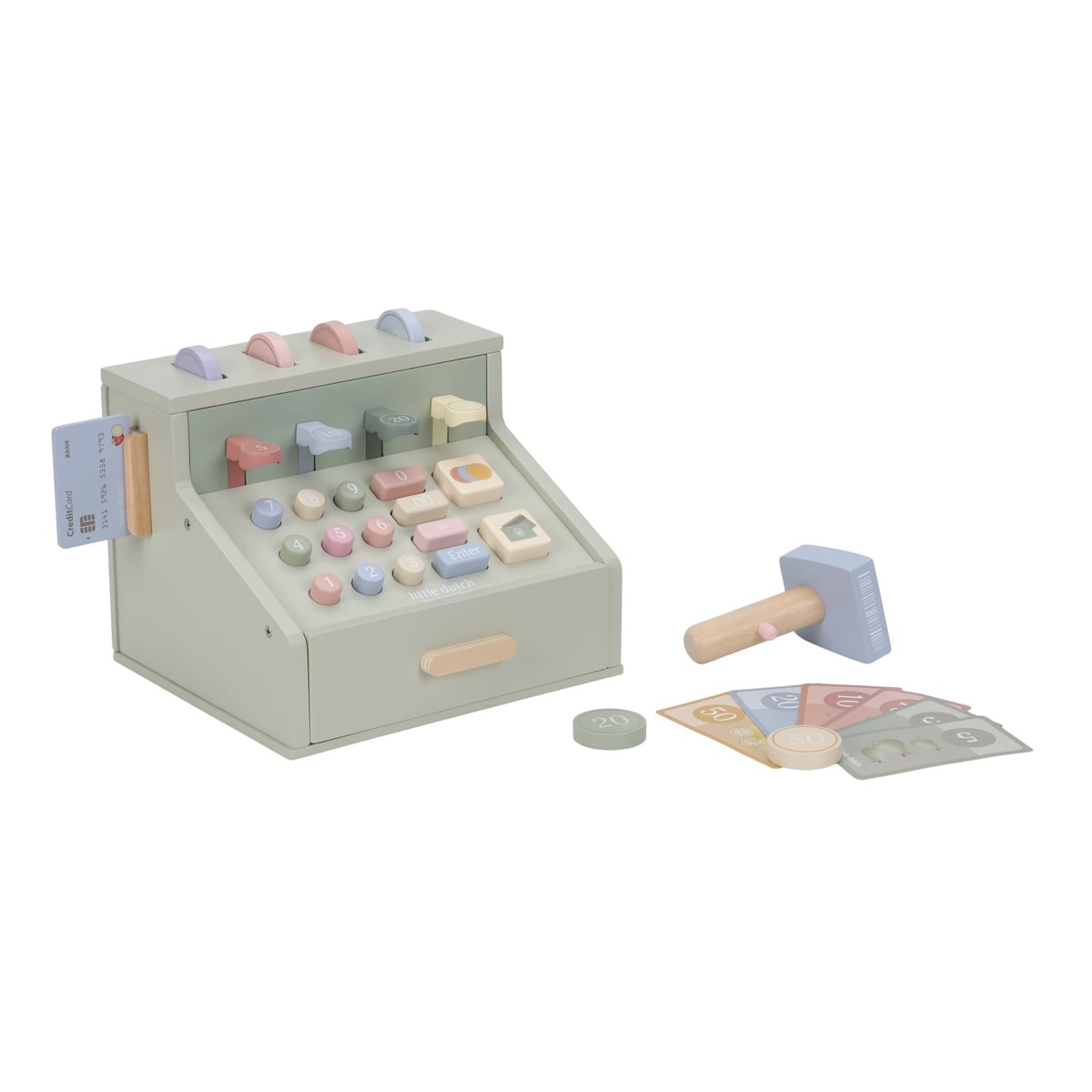 Personalized wooden cash register – for small businesses with their own name