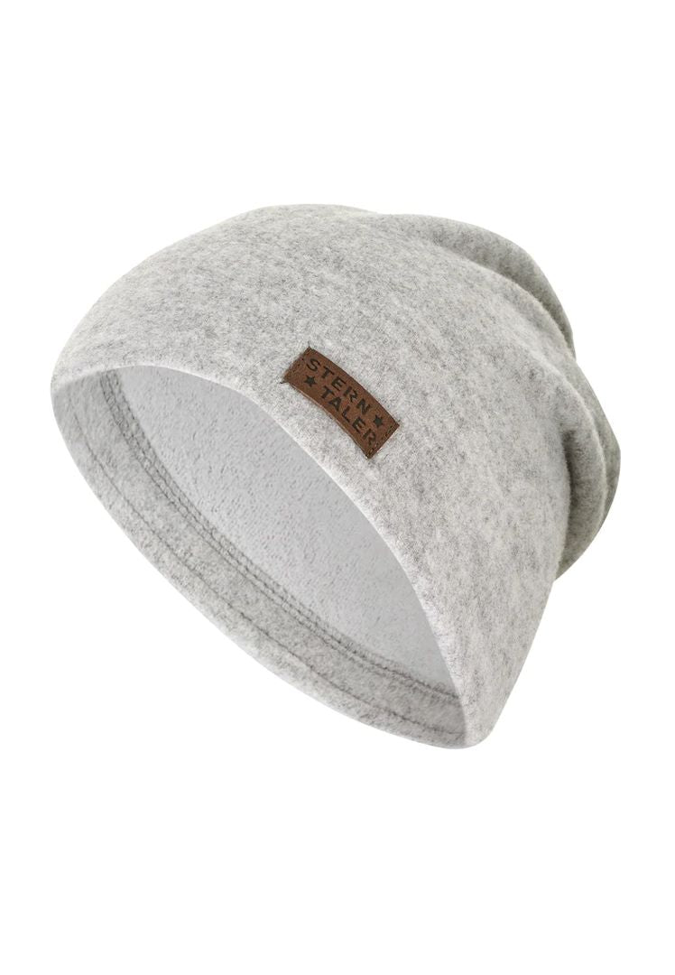 Slouch-Beanie Melange Gr. 47 hellgrau | Sterntaler